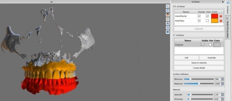 Articulated Models with STL Export / Import into BlueSkyBio Software