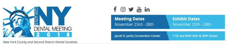From Hawaii ADA meeting to Greater New York Meeting (Booth 3307)