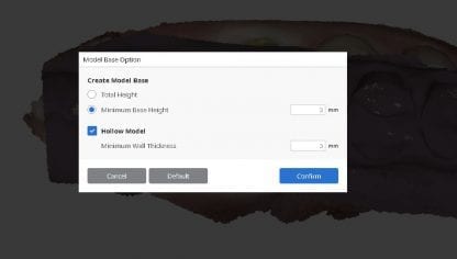 create model bases with medit i500 for immediate printing