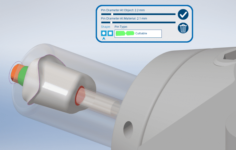 Titanium Abutment Screw Access Channel Design For Easy Sprue Removal