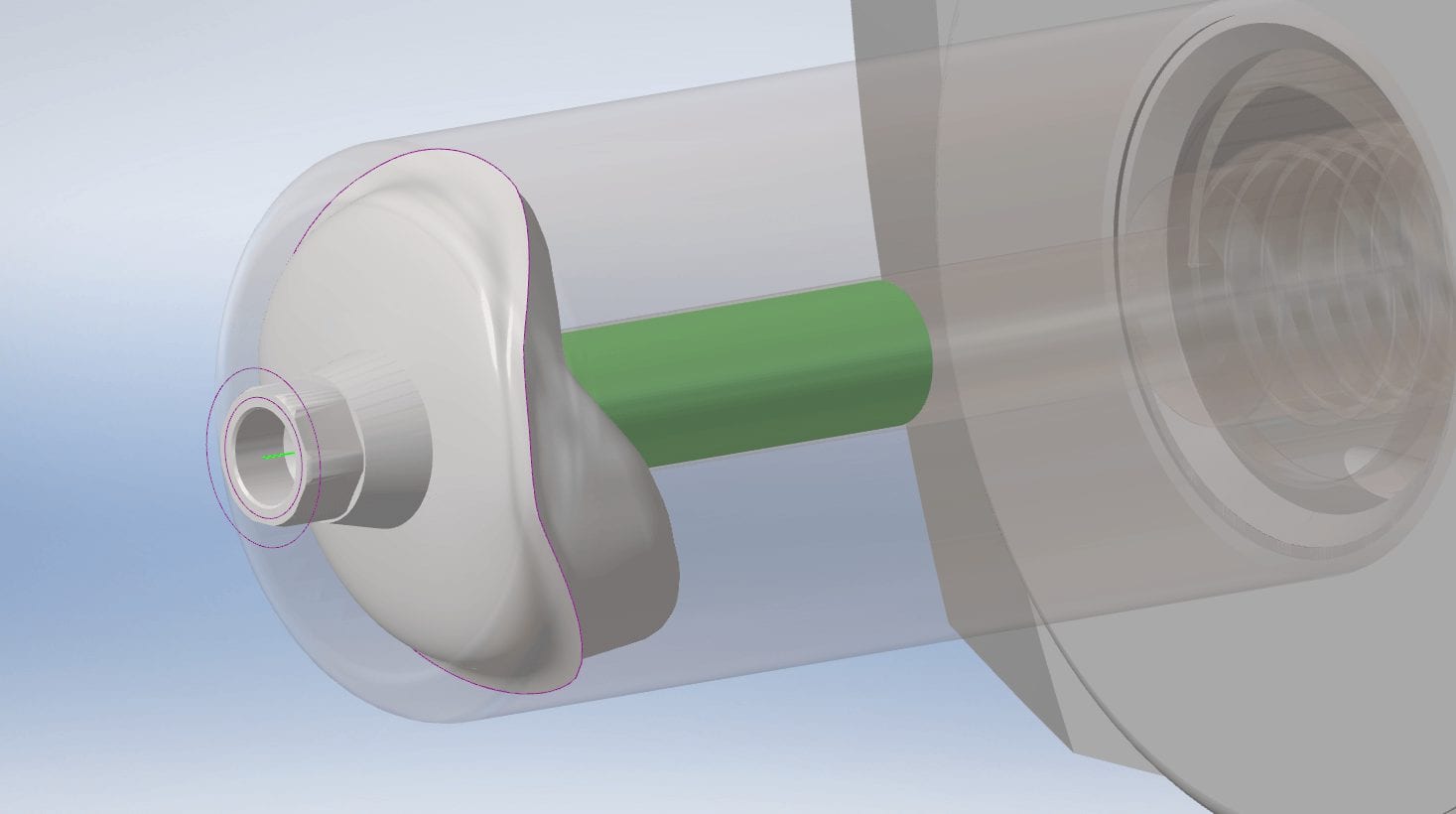 simulation custom abutment milling