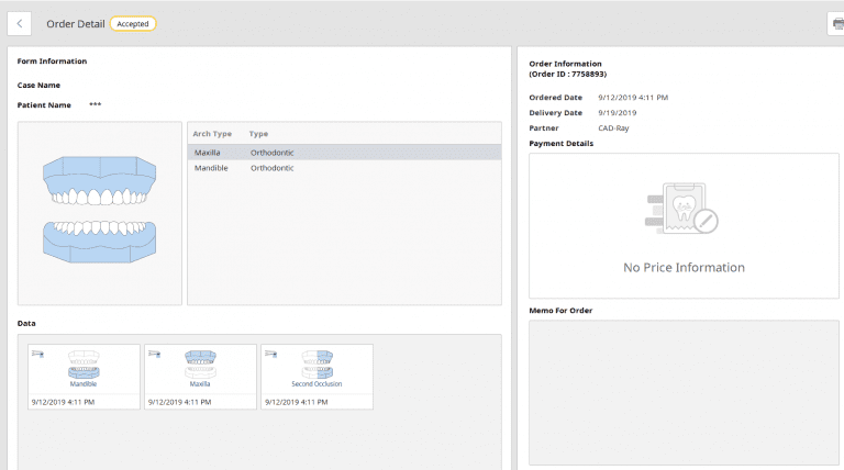 Missing Order Form in Meditlink