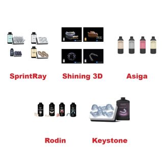 3D printer resins and accessories