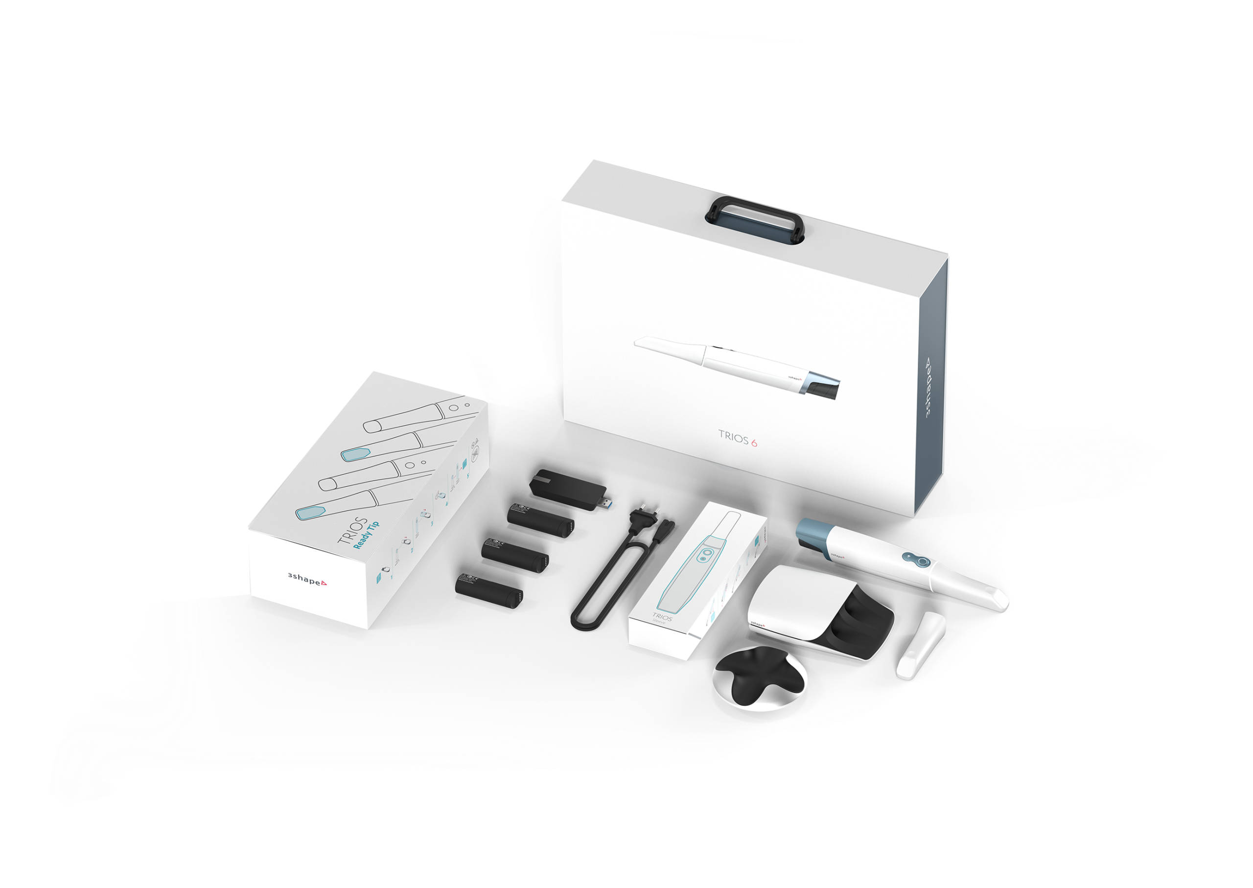 3Shape TRIOS 6 Wireless box contents