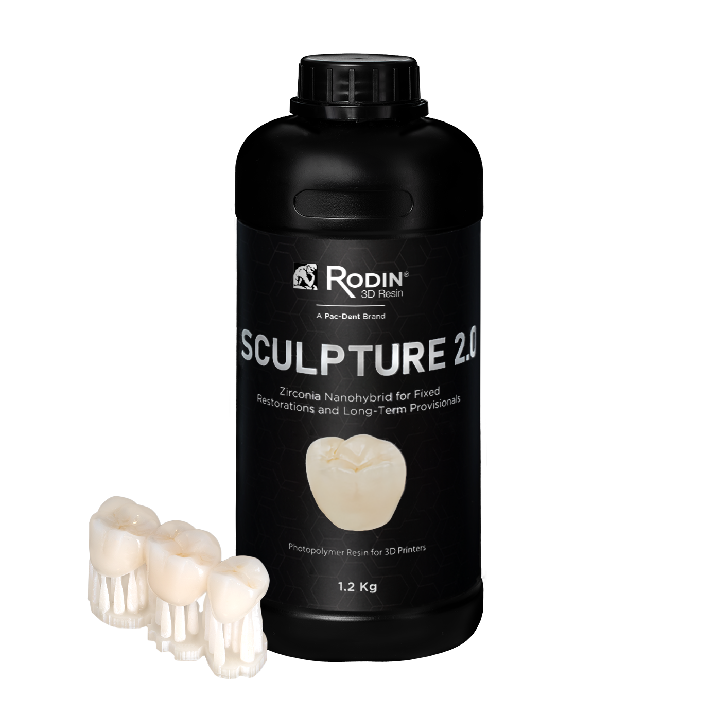 Rodin Sculpture 2.0, 1.2kg Bottle