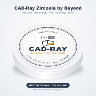 CAD-Ray Zirconia by Beyond multi-layer zirconia puck