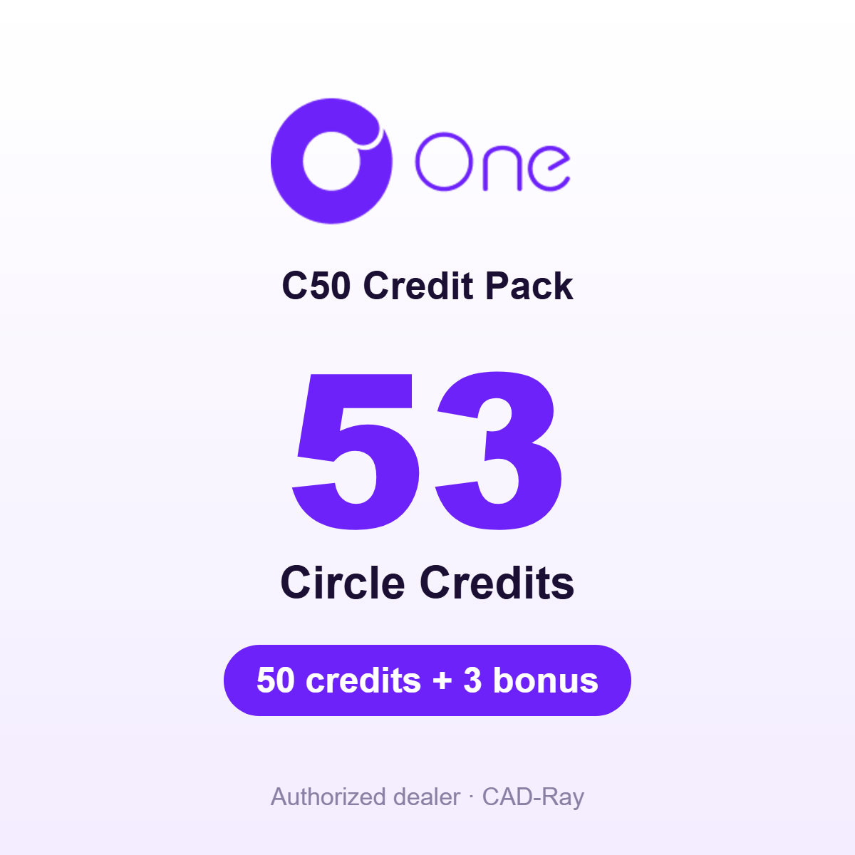 circle one credits c50