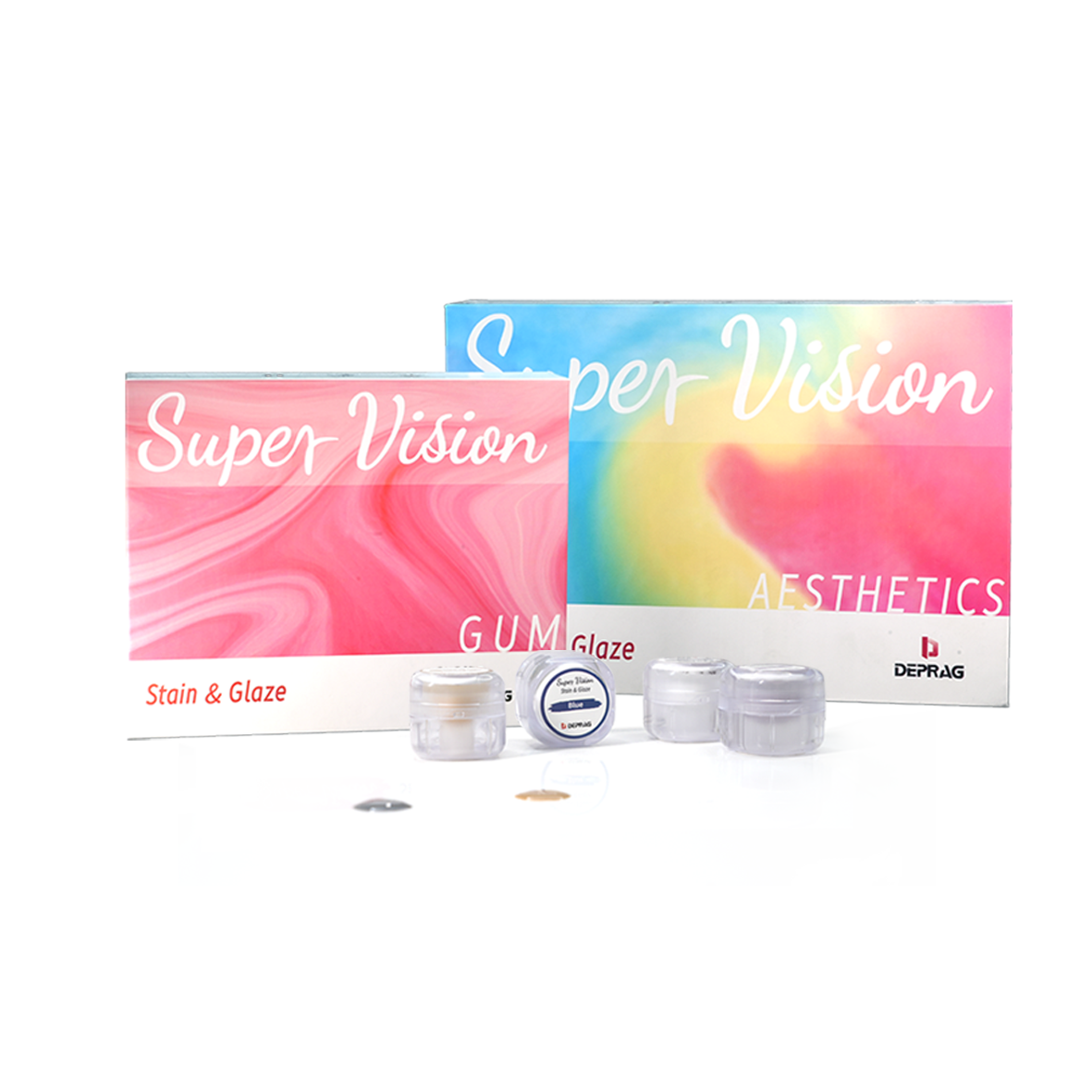 Deprag SuperVision Stain & Glaze kits (Aesthetics and Gum)