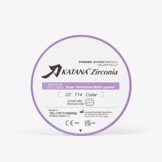 KATANA Zirconia STML disc label