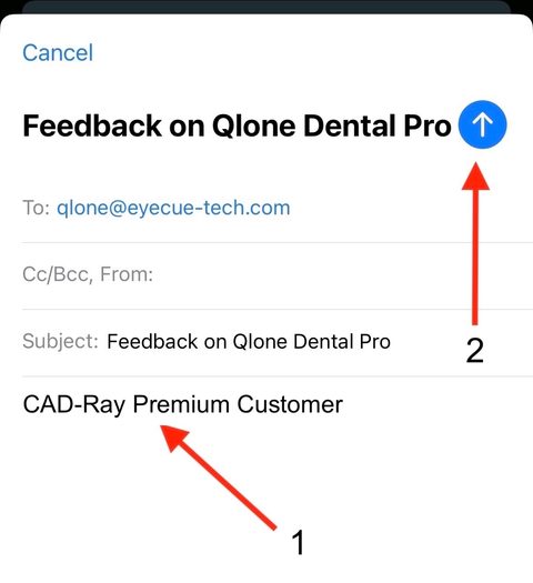 Type CAD-Ray Premium Customer and send