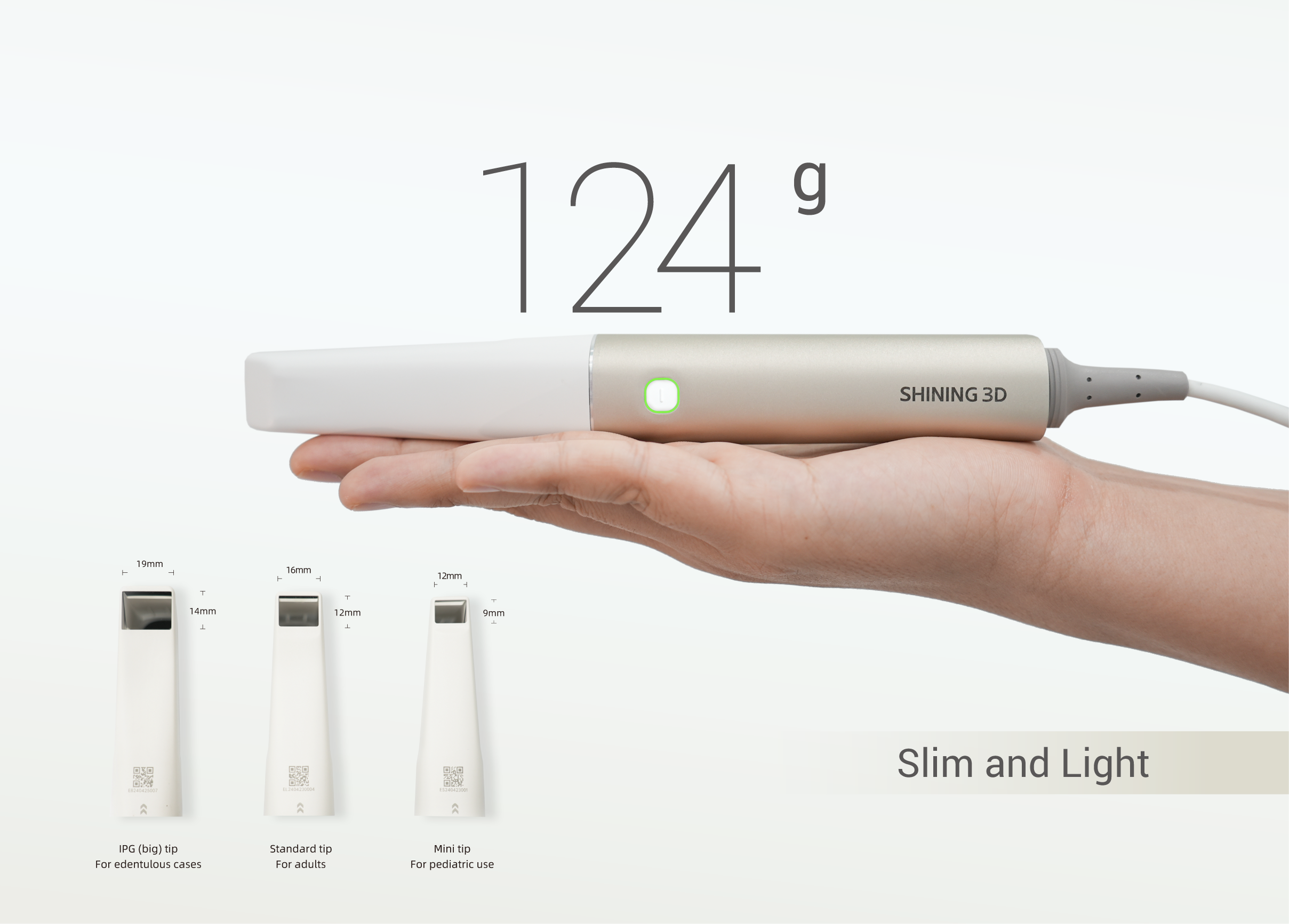 Shining 3D Aoralscan Elite, 124 g