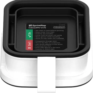 SprintRay NanoPrint Standard Resin Tank with cover