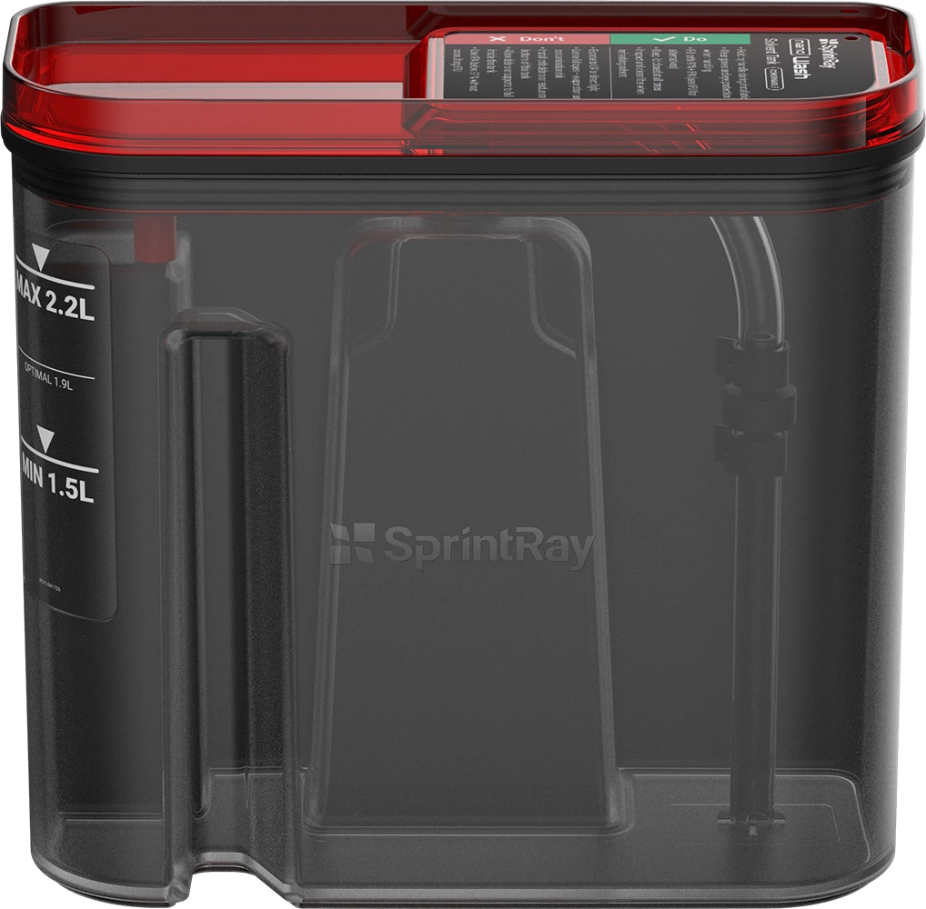 SprintRay NanoWash Solvent Tank detail